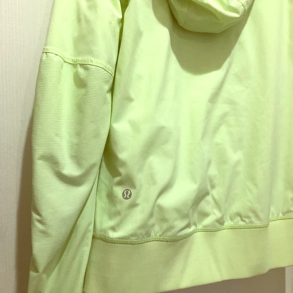 Bright lime green jacket lightweight